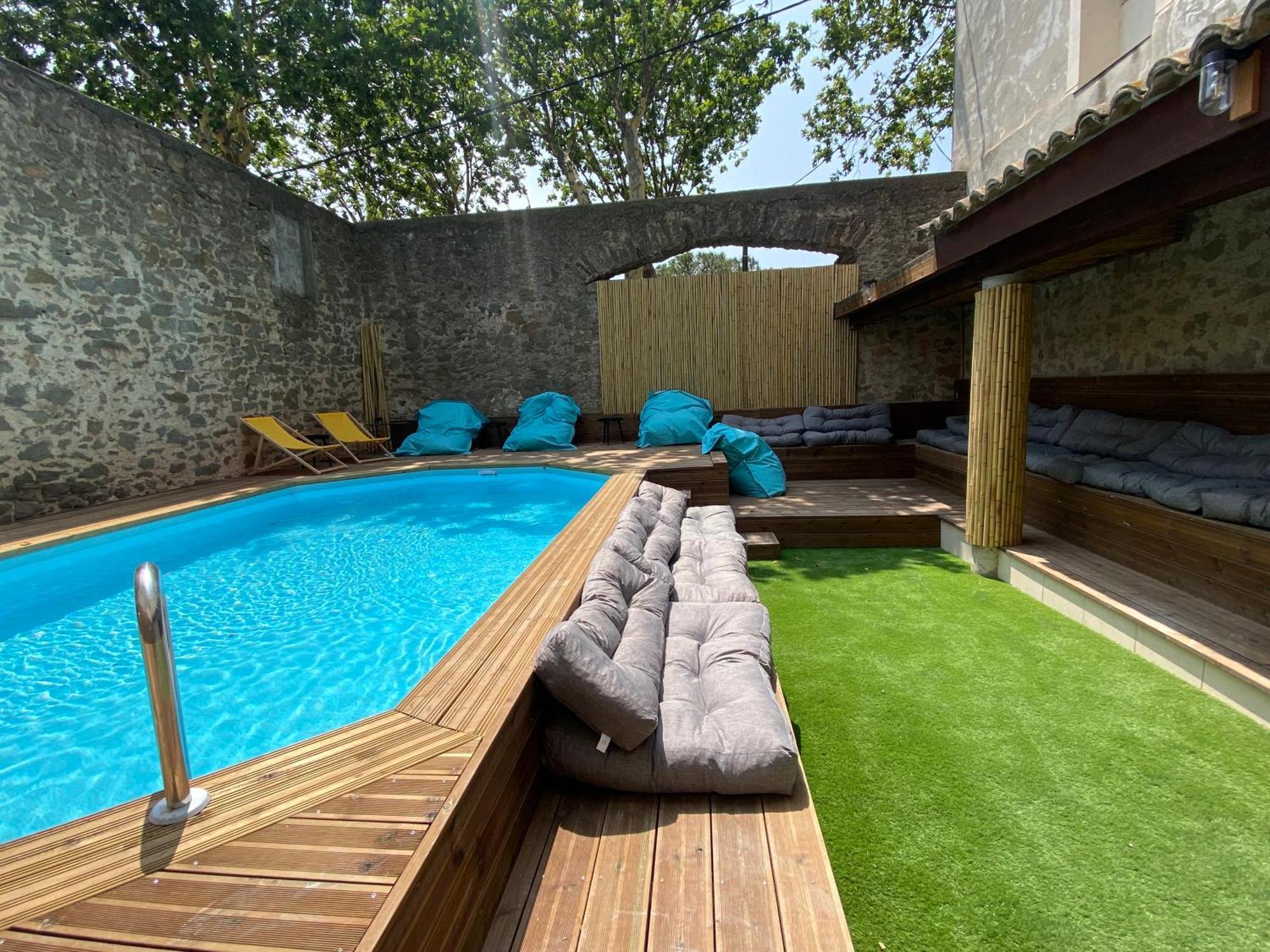 Maison, Canal Du Midi Piscine Homps  Exterior foto